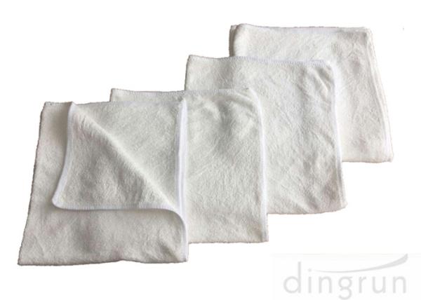 Eco - Friendly Square Plush Microfiber Towels Nano Cloth For Car Cleaning