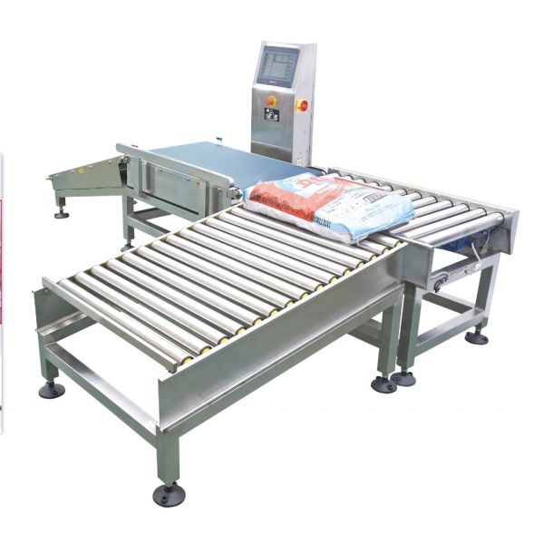Bagged Chemical Fertilizer Industrial Belt Type Conveyor Checkweigher Weighing System JZ-W25kg