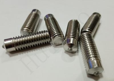 Parafusos prisioneiros parciais de aço inoxidável da soldadura de ARCO da linha com uma base da solda do diâmetro de passo