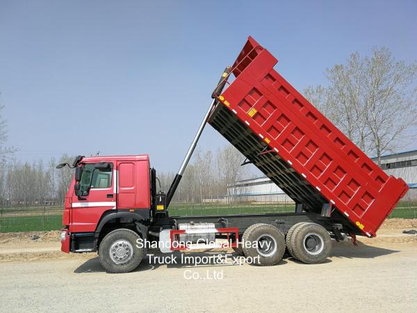 Utilisé HOWO 10 roues 371HP/380HP/400HP/430HP camions à décharge camions à bascule