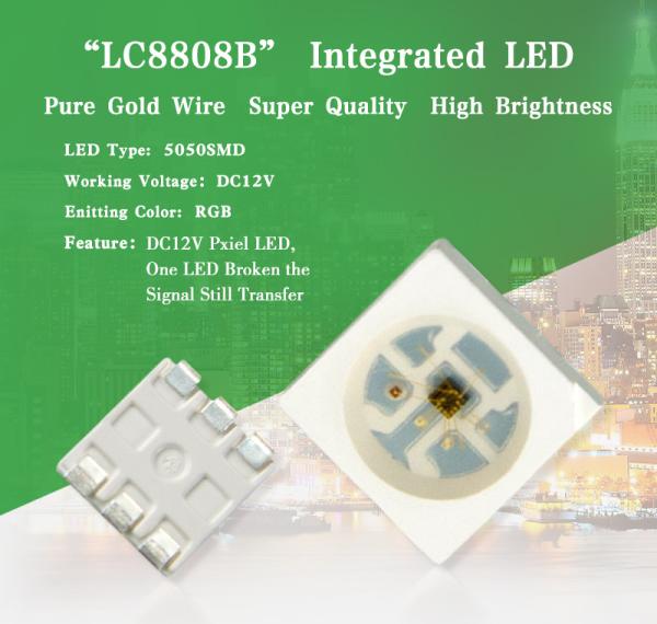 5050 smd digital rgb full color dc12v individual pixel led dot
