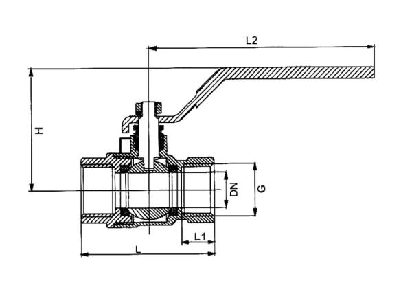 Oil Gas Water Brass Ball Valve NPT/BSP Threads PTFE Seat Material