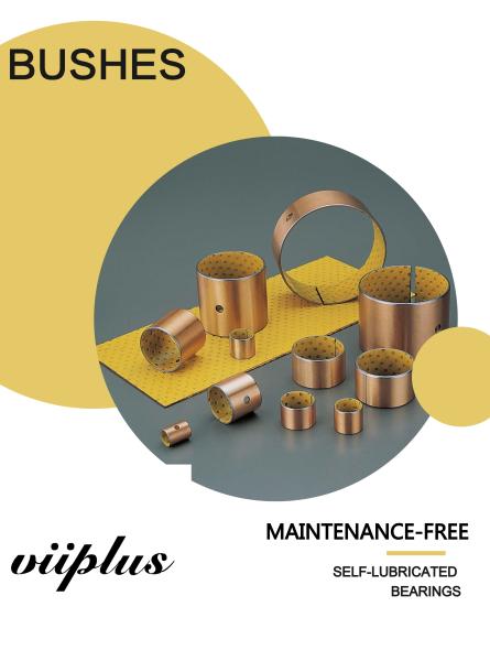Sliding Bushings Ploymer Plain Sleeve Bearing Strips Metal Polymer Bearings