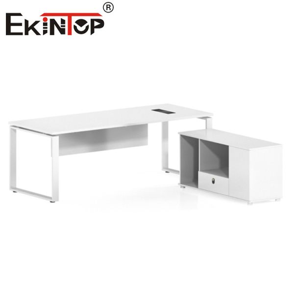 Luxury Office Furniture Desk Modern Wood L Shaped Executive Office Table