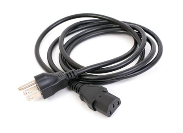 US IEC Kettle Mains Cable 3 Pin Plug TO IEC C13. USA to Kettle Lead Cord in Black