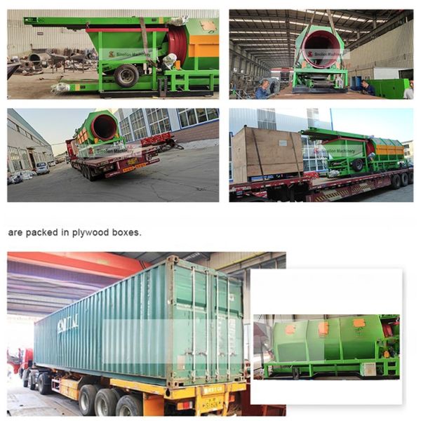 Energy Mining Installation Manual Vibration Compost Rotary Sieve Screen for Screening