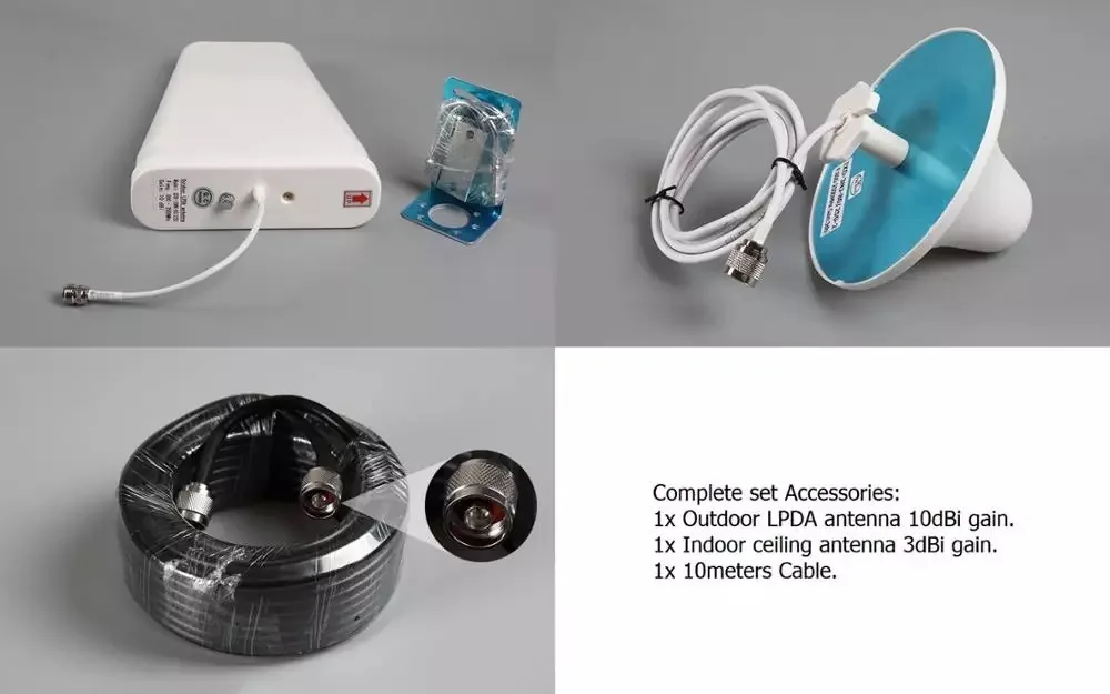Custom Band Tri Band 1800/2100/2600Mhz Signal Repeater with ALC Function and 4G Booster
