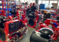 La UL de HP del fuego 153 del nanómetro enumeró el motor diesel de la bomba de fuego equipado del cambiador de calor