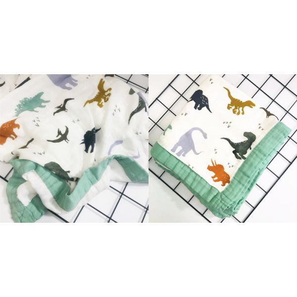 Durable Muslin Baby Blankets Machine Washable Wearable Shower Registry Gift