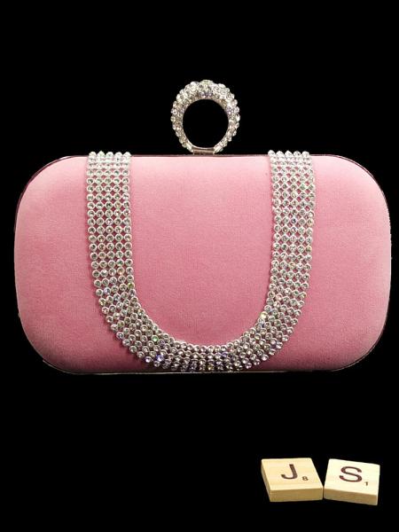 New handmade diamond evening bag banquet upscale bridal clutch bag Europe