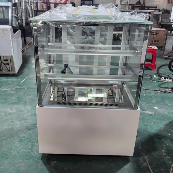2 Layers Cake Display Fridge Cabinet Digital Electronic Temperature Control