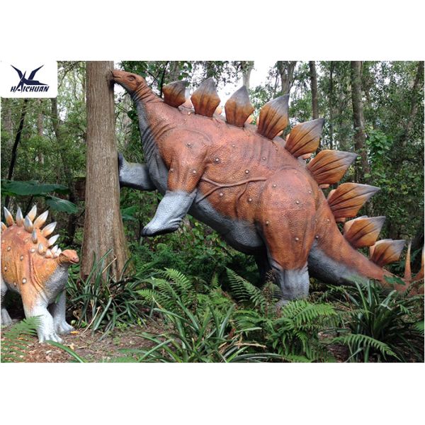Waterproof Life Size Outdoor Dinosaur For Theme Park / 6 Meters CE RoHS