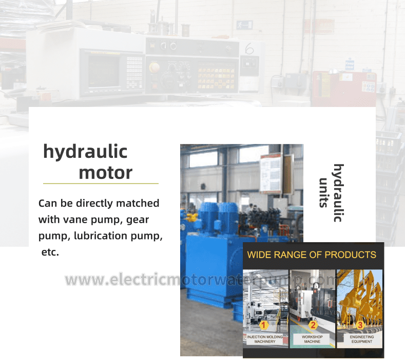 Motor eléctrico hidráulico 0.8KW 1.5KW 2.2KW 4KW 5.5KW 7.5KW del eje del eje interno del hueco para el sistema hydráulico