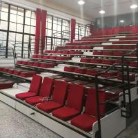 Asiento telescópico doblado manual del blanqueador de la silla retractable para la sala de conferencias