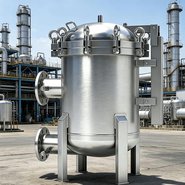 Stainless Steel Vertical Pressure Vessel with Customized Size and 0.1-10 Mpa Design Pressure for Industrial Applications