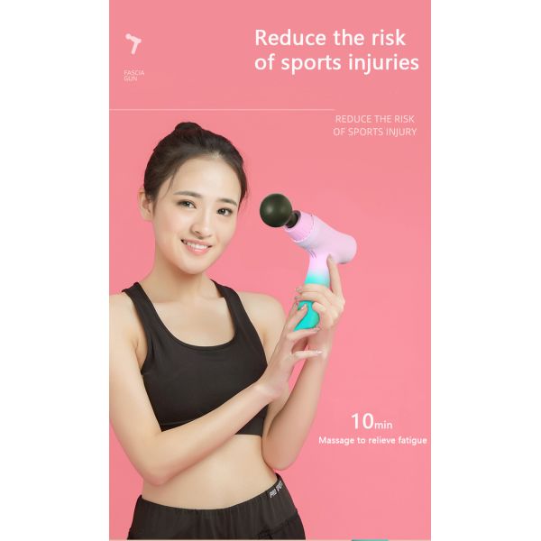 Перезаряжаемый беспроводной пистолет для глубокого массажа тканей 1200–2800 об/мин