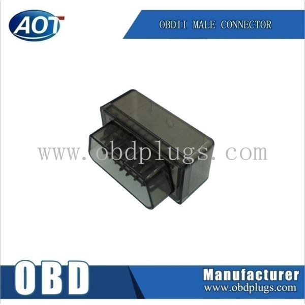 Normal Color ABS Plastic16 Pin J1962 OBD OBD II EML327 OBD2 Enclosure for Offer Drawing