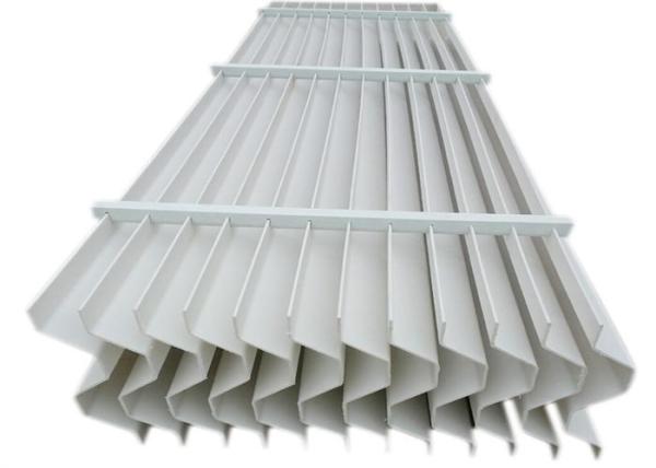 Chevron PP corrugou Vane Pack Demister Anti Corrosion para Sugar Refinery