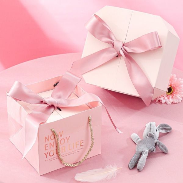 Christmas Decoration Recycled Paper Cans Packaging Gift Box Round Cardboard Boxes