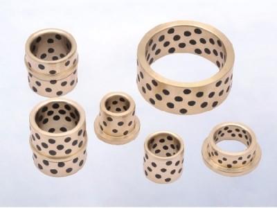 Metal Manganese Bronze Graphite Sleeve Bearings Gleitlager For Mineral Machines