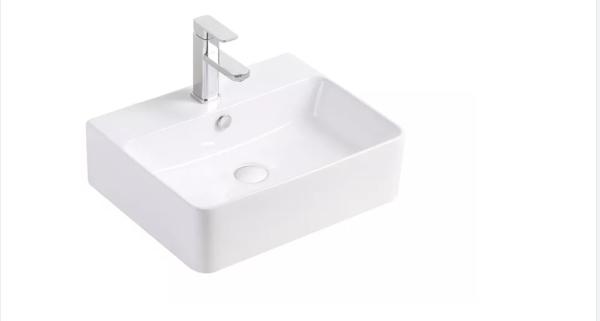 Countertop Bathroom Wash Basin Rectangle Porcelain Cupc Undermount