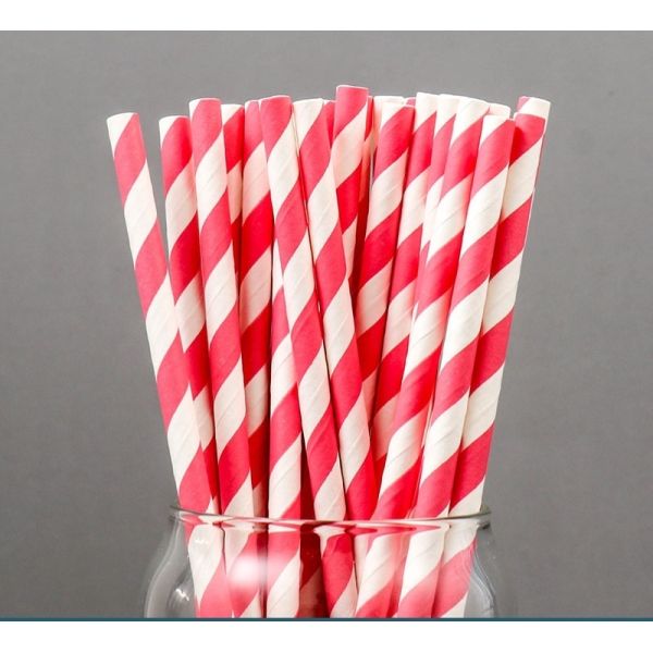 Straight Style Disposable Creative Juice Cocktail Art Paper Party Table Straw for Party