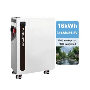 Latest IP65 Waterproof Fireproof 16kwh 16 kWh Lithium Battery 51.2V 314Ah Solar Energy Storage Battery
