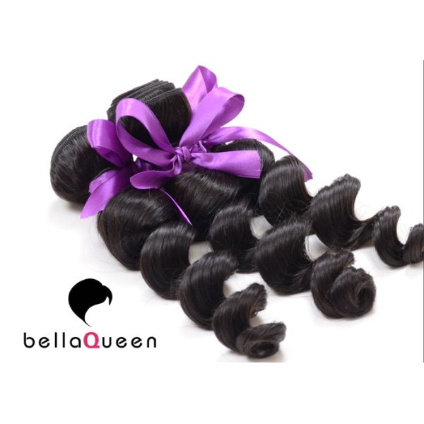 Black Grade 7A Virgin Hair Virgin Brazilian Remy Hair 95g-105g