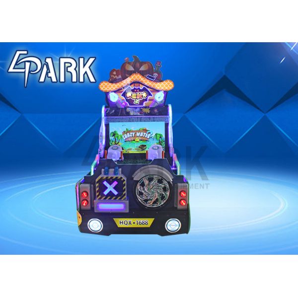 Coin Operated Crazy Water Second Generation  Video Arcade Game Machine With Ticket Function