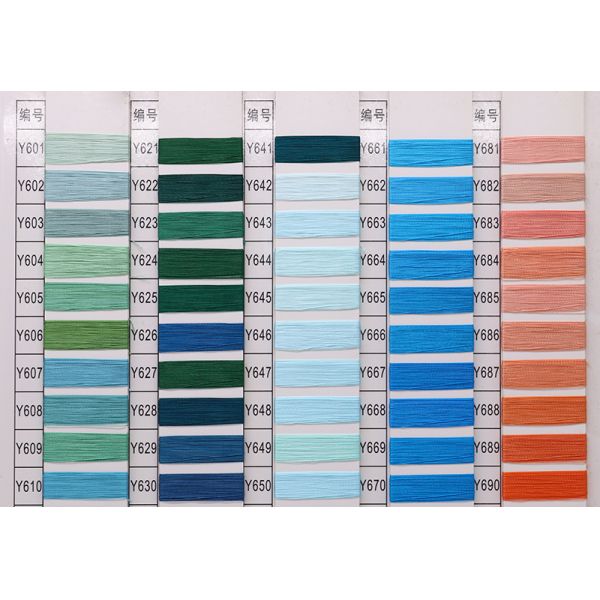 130G 5000Y Silk 120D/2 100% Viscose Rayon Embroidery Thread for Clothing Embroidery