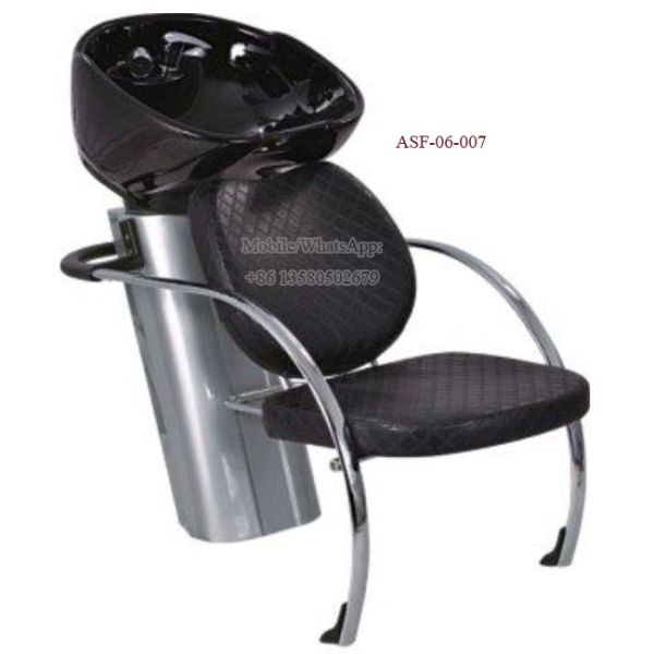 ASF-06-007 Hair Salon Shampoo Chairs for Sale, Metal Shampoo Chair Salon Furniture