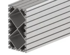 8 - 160320 Slotted Aluminum Extrusion For Frame Production 160 x 320mm