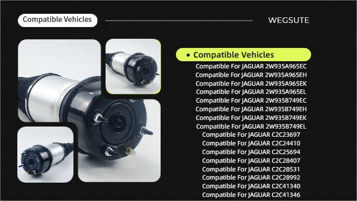 Jaguar XJ X350  (2003-2007) XJ358 (2007-2009) Rear Left/Right Air Suspension Shock Absorber C2C41346