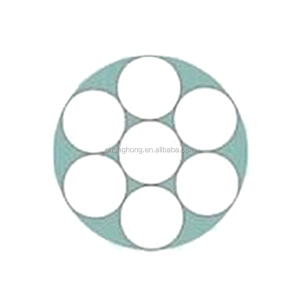 Cables galvanizados de acero 1 x 7 para el alambre de mensajería, alambre de tierra y alambre de mantenimiento de acero de carbono estándar DIN