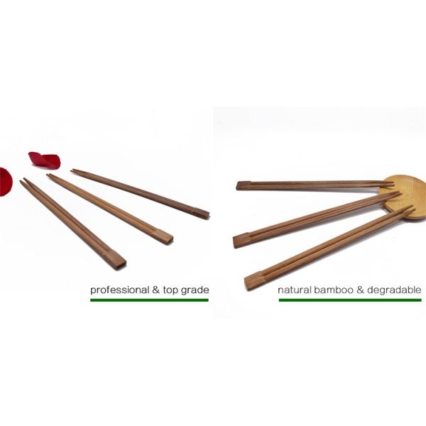 Carbonized ISO9001 24cm Bamboo Chopsticks Restaurant