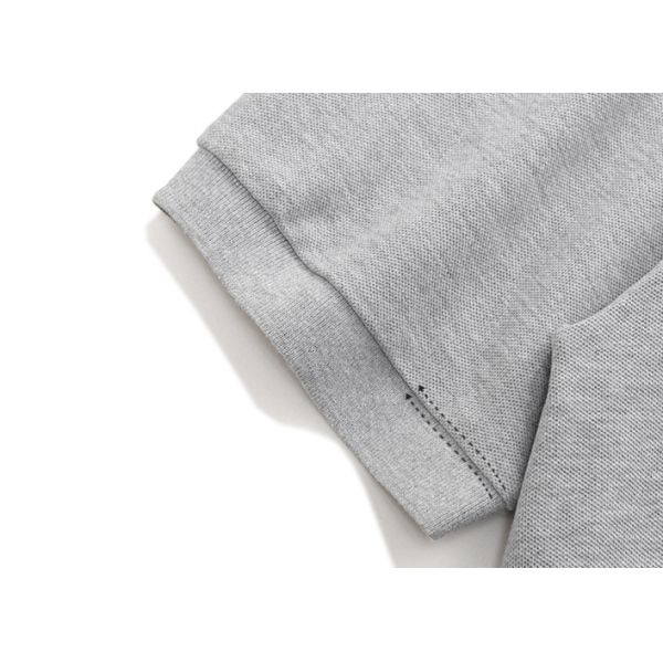 Футболка рукава краткости отворотом сота шеи поло твердая Breathable для женщин людей