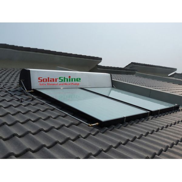 Stainless Steel Rooftop Solar Water Heater High Density Polyurethane