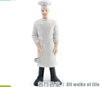 People at Work Model Toy Chef Figure Pretend Professionals Figurines Career Figures  Toys for Boys Girls Kids