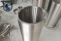 SS304 Vee Shaped Profile Wire Wedge Wire Screen Filter Pipe