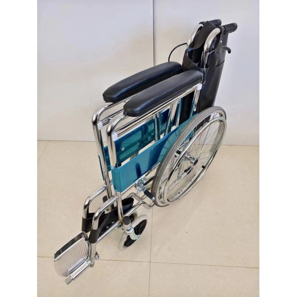 High Quality Affordable Steel Chromed Standard Wheelchairs