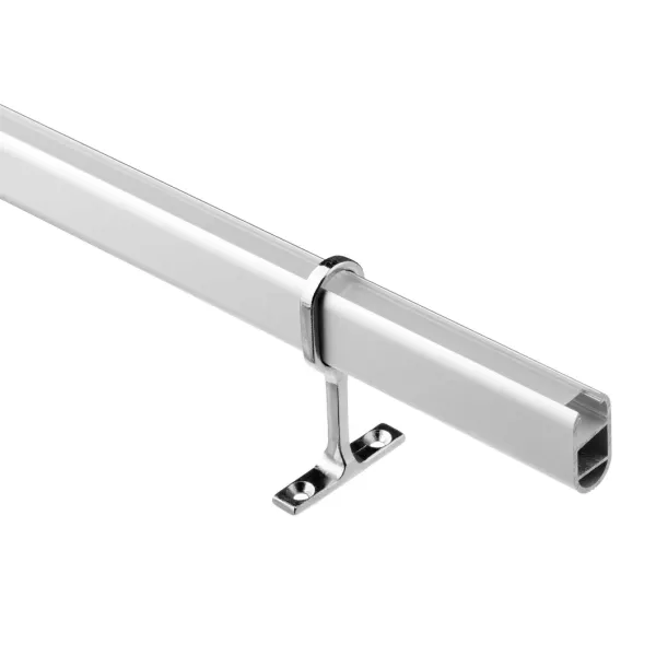 6063 T3-T8 Aluminum Alloy Surface Mounted LED Profile with Anodized Finish and Customized Length for Wardrobe Lighting