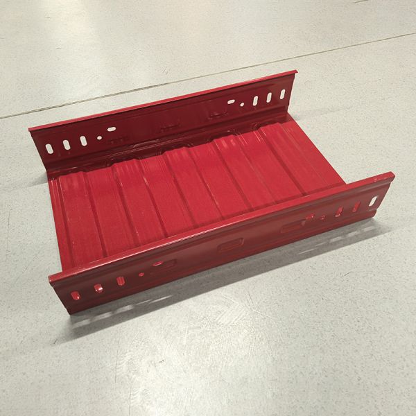 Rectangular High Hardness Sheet Metal Cable Tray For Heavy Duty Cable Management Height 50mm 300mm