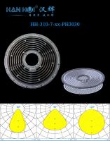 293.12×8.8 Dimensions OVNI Lentille d'éclairage haute baie Distributions de lumière sous plusieurs angles 3030/2835LED Lentille de lumière