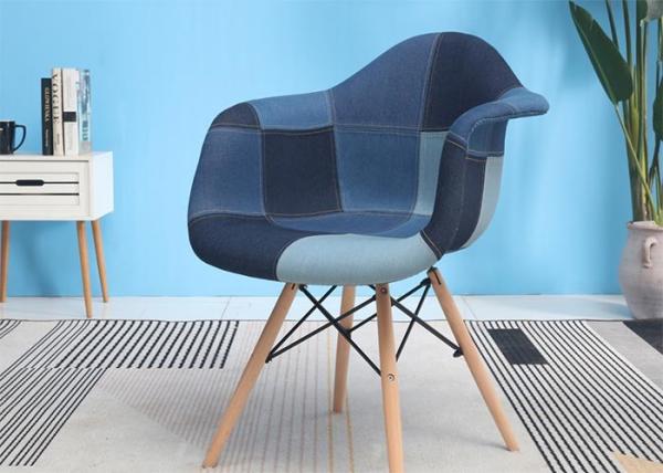 Solid Wood Leisure Hotel Nordic Scattered Patchwork Dining Chair