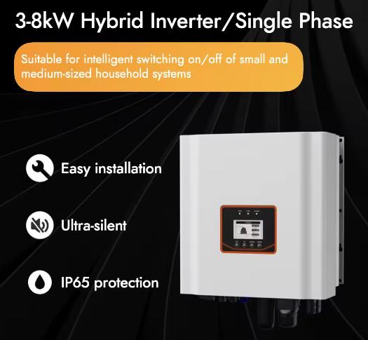 Hybrid All In One Solar Power System Complete 3 Phase Hybrid Solar Panel Energy System  Use Indoor Or Outdoor