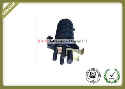 4 Port 2 In 2 Out Vertical Fiber Optic Closure With Heat Shrinkable Sealing Mini Type