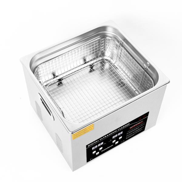 Stainless Steel Ultrasonic Cleaner with Adjustable Heating Powerful 360W Cleaning Solution