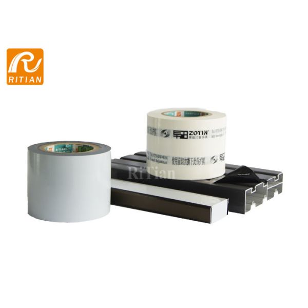 Black / White 1240mm Aluminum Panel Protective Film UV Resistant