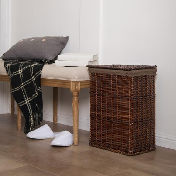 Rattan Wicker Willow Baby Toys Dirty Clothes Storage Laundry Basket ECO Friendly Fashion Baskets Decorations Furniture