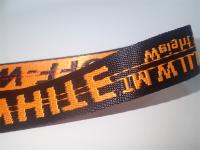 A forma denomina logotipo personalizado do jacquard o Webbing forte e resistente